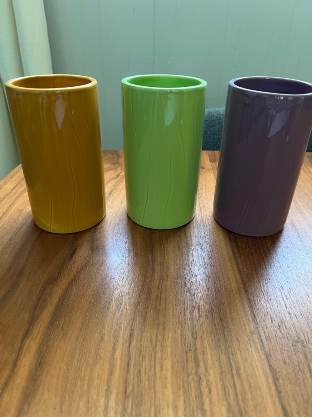 Ceramic Tiki Vases - Picture 2 of 4